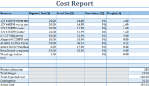 Cost Report