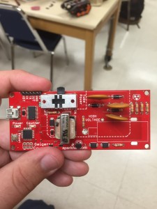 SparkFun Board with Removed Components