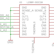 Figure 2. First L298P motor driver.