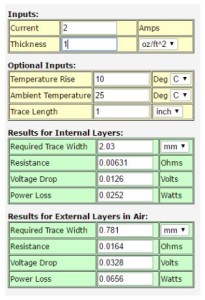 Tracecalculator