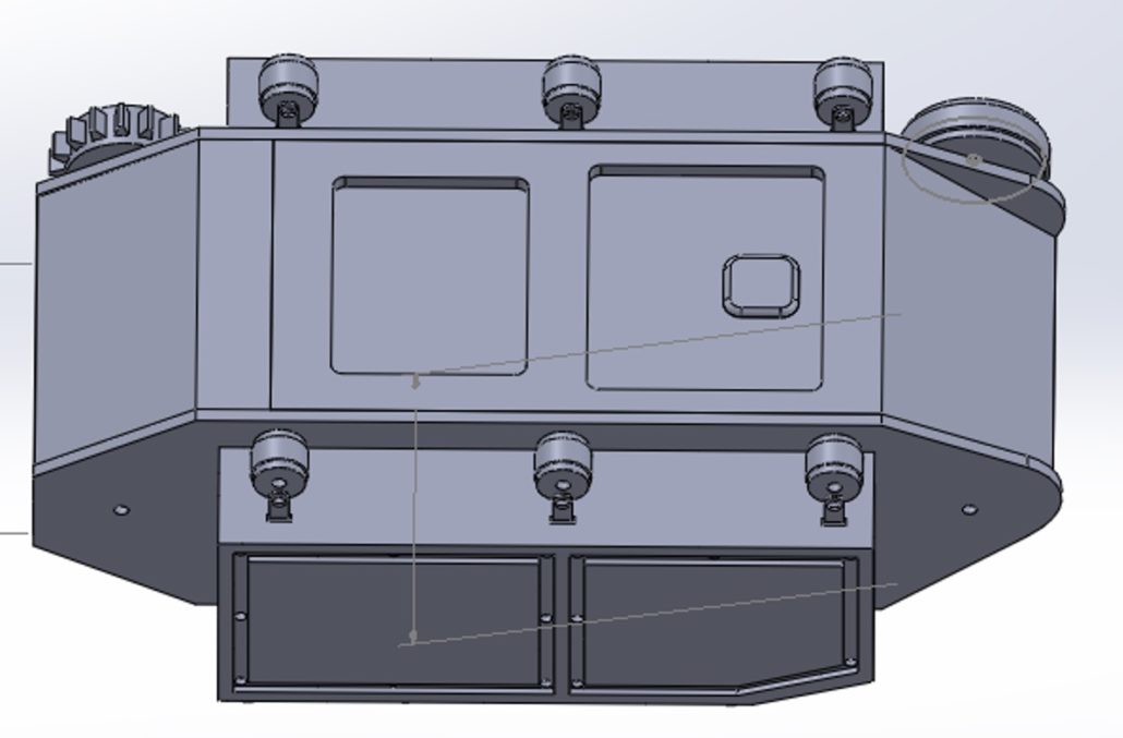 Figure 2 - 3D Model of Goliath Top View
