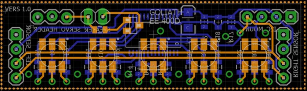 Figure 1 - Initial PCB Layout