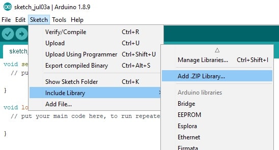 Getting Started 3DoT IDE add zip