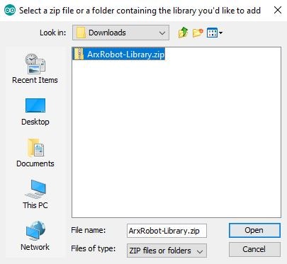 Getting Started 3DoT IDE select library